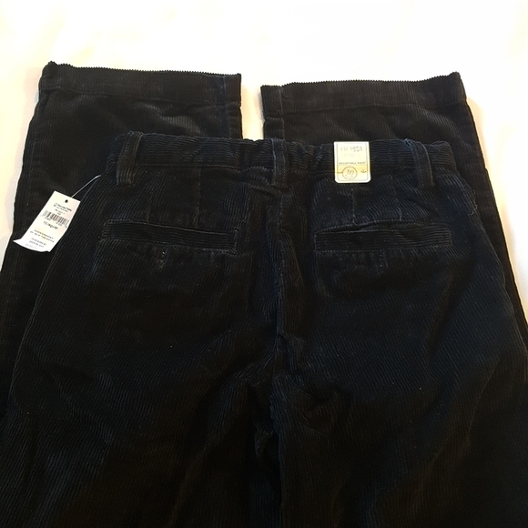 GAP boys size 10 black corduroy pants, adjustable waist, winter weight, New - Picture 4 of 6